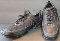 Men's Rockport Black Leather Walking Shoe Sneaker 503002 Sz 8