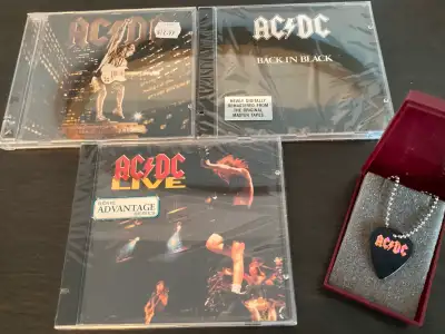 Sealed Back In Black Disc - Digitally Remastered From Original Tapes Stiff Upper Lip AC/DC Alive Rar...