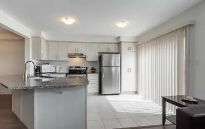 A bright and spacious master bedroom is available in a beautiful townhouse. Conveniently located clo...