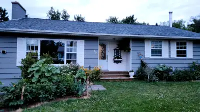 One furnished bedroom, private bathroom and living room in a house which is occupied by owner. Share...