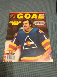 Jan 1982 Goal Magazine, Colorado's Chico Resch on cover