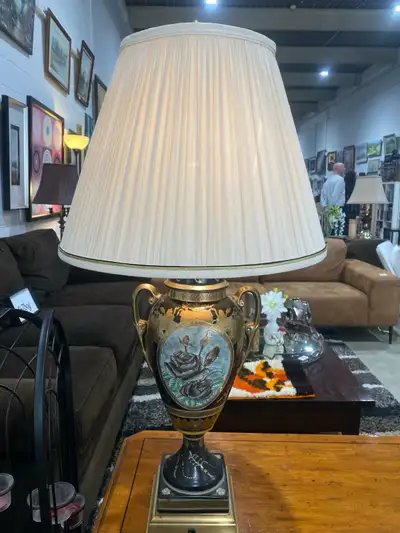 Vintage Oriental Table  Lamp, View more
