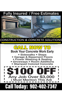 Construction and concrete services 
