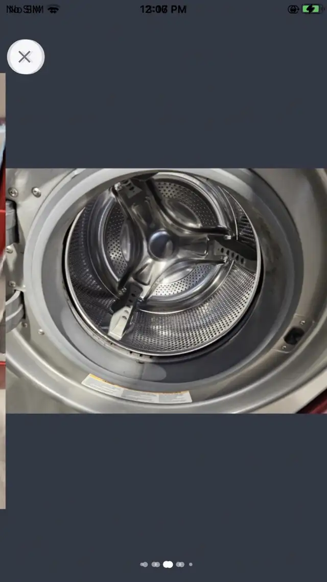 LG 27 w front load washer stackable grey  in Washers & Dryers in Mississauga / Peel Region - Image 3