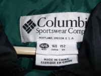 Multi-colored Boy/Unisex Columbia Jacket---Size 14-16