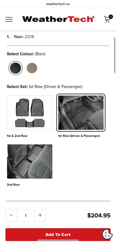 Brand new, never used Hyundai Elantra GT WeatherTech floor liners. $215 in store/online, I’m simply...