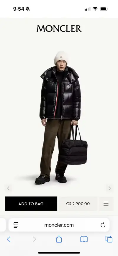 Moncler Men’s Montbeliard Giubbot size 4, View more