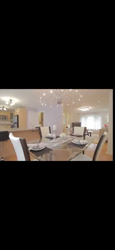 Dinning glass table ( no chairs ), View more