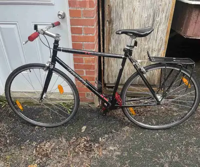Vélo fixie en excellent état. Marque canadienne Brodie. Vient avec porte-bagage et porte-bouteille d...