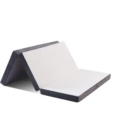 New Queen Tri-Folding Foam Mattress with Removable Bambo, View more