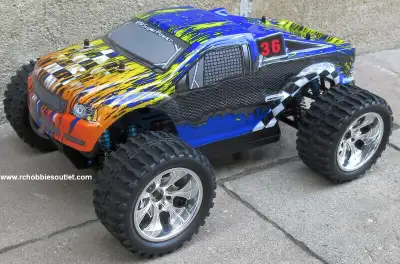 NEW 1/10 RC TOP2 BRUSHLESS RC MONSTER TRUCK • Blazing Fast Off-Road Monster Truck • NEW BRUSHLESS PR...