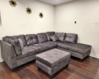Brand New Sectional Sofa With ottoman is for sale