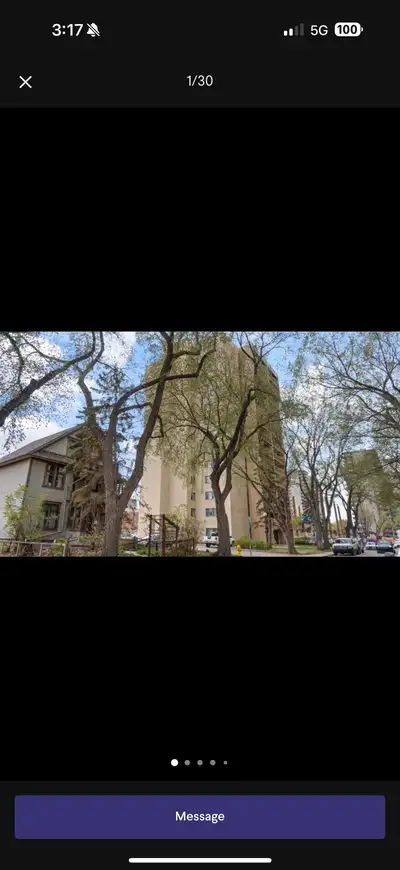 Available - April 2026 Modern 1 bedroom apartment style in concrete hi-rise. Prime location close to...