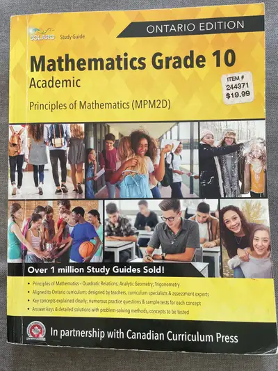 Solaro Grade 10 Math Textbook, View more
