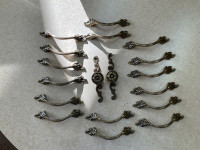 Poignées quincaillerie handle bronze