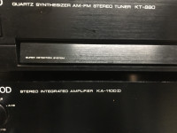 Kenwood Amplificateur et Récepteur FM/AM Vintage 1987 150 watt