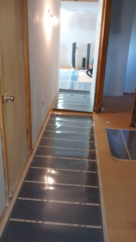 Floor Heating Film 220V, 14.8w/sq.ft., width 31 1/2" in Floors & Walls in Vancouver - Image 3