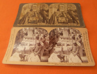 StereoView Cards - Chiseling Marble & Paw Home Unexpectedly