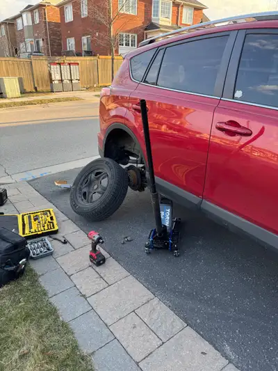 Mobile tire change & brake change, View more