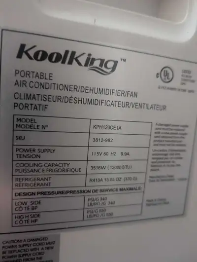 The OMNIMAX smart portable air conditioner has the cooling power you need to cool, dehumidify or ven...