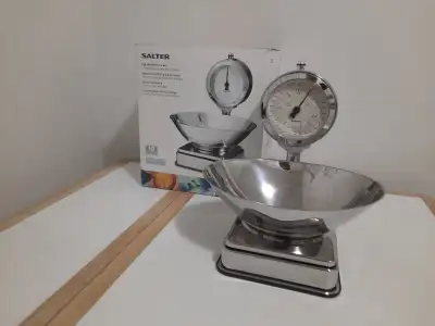 Salter Vintage High Dial Stainless Steel Kitchen Scale, View more