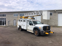 2011 Ford F450 BUCKET TRUCK with Onan Generator LOW KMS!