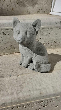 Concrete fox