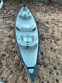 Canoe with 2 paddles