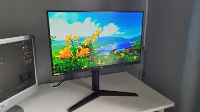 LG 27GL650F Gaming Monitor. • 27" • 1920 x 1080 HD Resolution • 144hz/frames per second Refresh Rate...