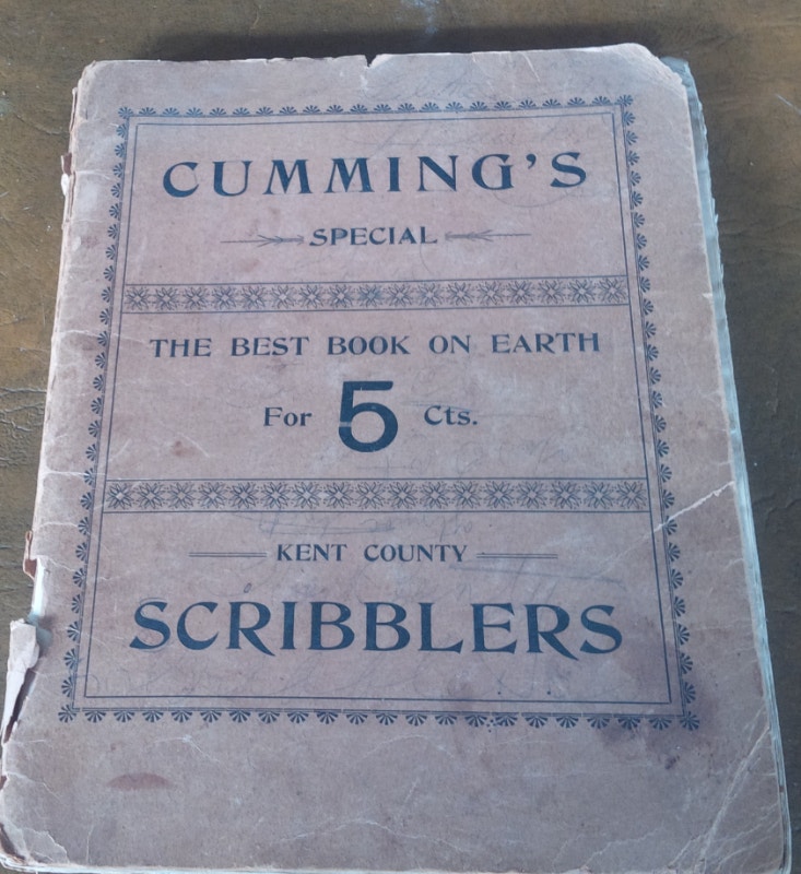 Old Scribbler/Scrapbook, Kent County, Woodstock Arts & Collectibles