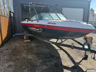 Boat comes with Moomba tower, Moomba Bimini, Moomba swim platform, cruise control and waterproof tra...