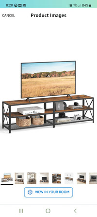 Rustic Brown TV Stand