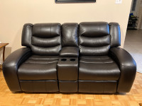 Lethaire Reclining Love Seat with Centre Console