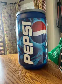 Vintage Pepsi Can Cooler 20” Height