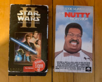 Star Wars 2, Nutty Professor VHS Tapes