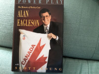 Power Play signed by Alan Eagleson his memories of his career
