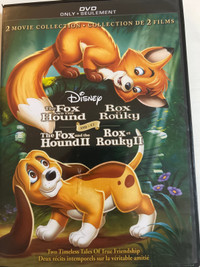 The fox and the hound 1 & 2 / DVD 8$