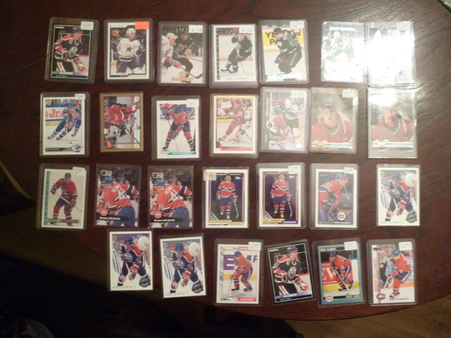 Brent Gilchrist NHL hockey card lot x 27 - Canadiens Stars Oiler in Arts & Collectibles in Vernon