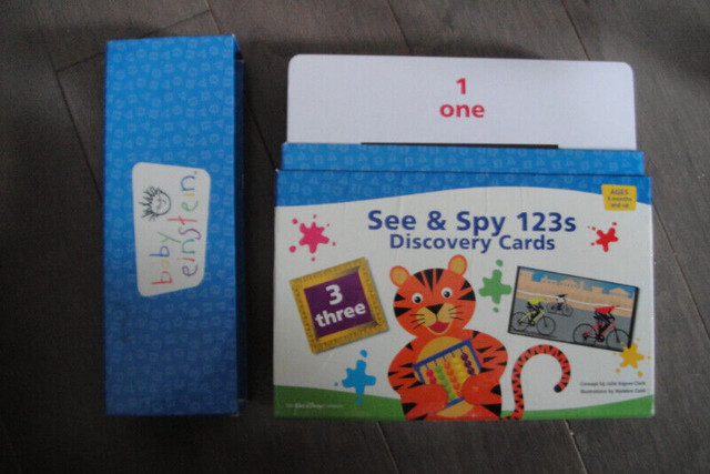 Baby Einstein See & Spy 123s Child Discovery Box Card Set Basic in Toys & Games in Markham / York Region - Image 2