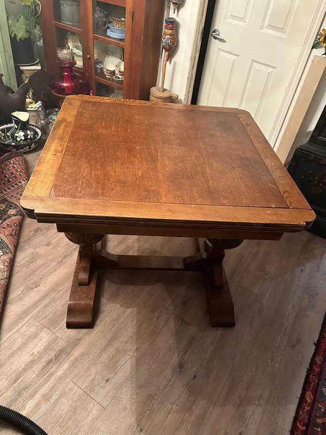 Antique Table in Dining Tables & Sets in Strathcona County - Image 4