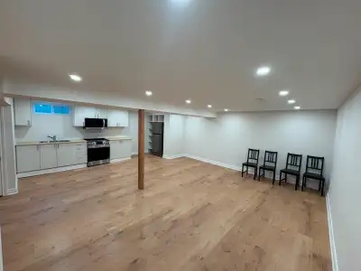 Welcome to this brand new renovated 2 bed basement apartment never lived with new appliances .comfor...