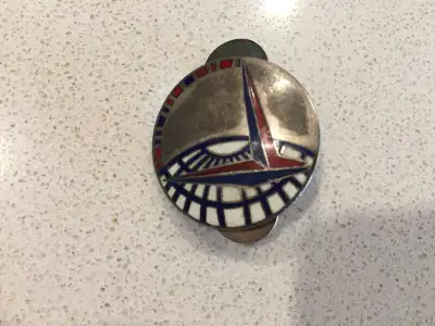 WW2 US Army Air Transport Command Sterling Silver Pin, View more