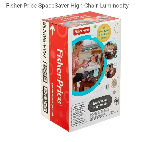 Fisher Price Space Saver High Chair  Pink