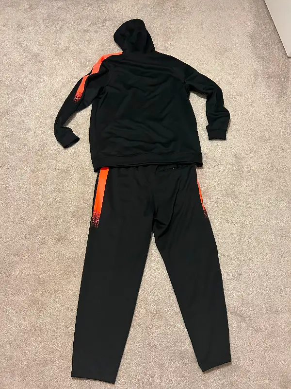 Black with Orange Stripped Nike Tracksuit - BRAND NEW in Men's in Brantford - Image 4