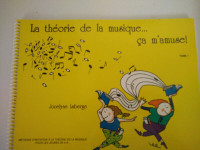 Livre La théorie de la musique ça m'amuse de Jocelyne Laberge