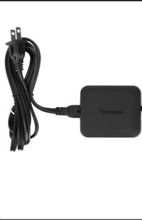Targus 65W AC Power Adapter with USB-C/USB-A Ports to charge you