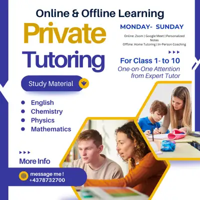 With 1 year of experience and as a Python & Science instructor at a college, I provide personalized...