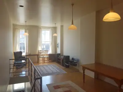 Massive room with own patio in huge apartment