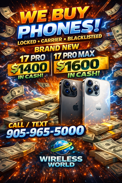 WE BUY PHONES  IPHONES AND SAMSUNG wireless world, View more