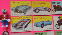 9 - Different 1954 WORLD ON WHEELS  Cards ( LOT 1 )